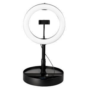 Art.-Nr. 00004642 LED-Ringleuchte "SpotLight FoldUp 102", Set für Smartphones, faltbar, 10,2", UPE¹: 59 EUR