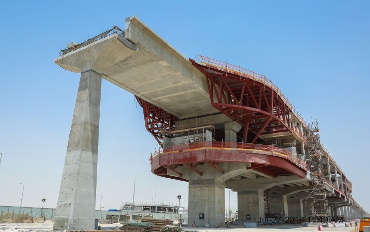 Concourse level construction (c) Doha Metro.jpg