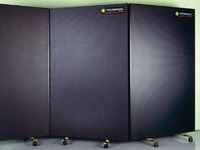 Effektive Laserschutzstellwände