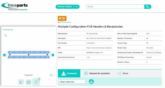 Die Produktpalette an Schaltplansymbolen und PCB-Footprints auf der CAD-Content-Plattform wird erheblich erweitert.