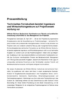 28.04.2011_Projektmanagement im technischen Fernstudium_Wilhelm Büchner Hochschule_1.0_FREI.pdf