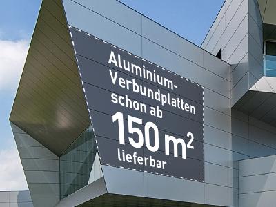 ALPOLIC™/fr und auch A2 - lieferbar schon ab 150 qm