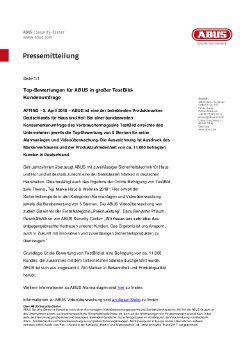 180403Top-Bewertungen für ABUS Alarmanlagen und Videoüberwachung im Testbild-Magazin.pdf