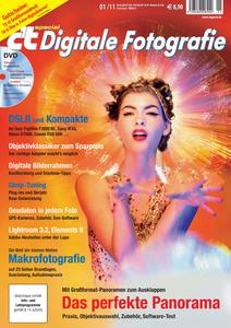 Das Titelbild der aktuellen "c't Digtiale Fotografie 01/2011"