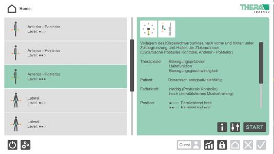 Strukturiert und übersichtlich: Das ist der Startscreen der neuen THERA-soft