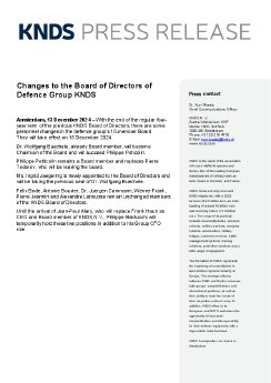 20241213 Press Release Changes to the Board of Directors of Defence Group KNDS.pdf