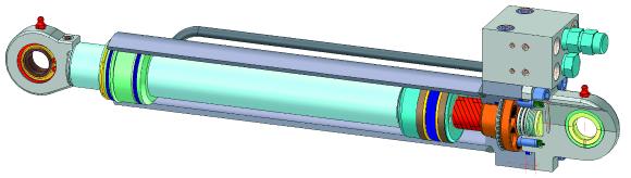 Den Verriegelungszylinder von Neumeister Hydraulik gibt es jetzt auch mit einem Kolben-Durchmesser von 90 mm. Mit der neuen Baugröße sind eine Vielzahl weiterer Anwendungen möglich.