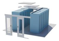 Hier eine Übersicht der Module, aus der eine Daxten Solid Cold Aisle Containment-Lösung besteht. 