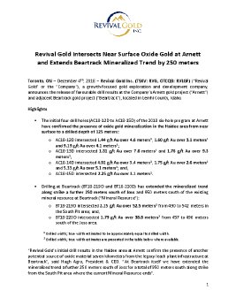 Revival Gold Inc. - Beartrack-Arnett Drill Results - December 4th 2018 - FINAL.pdf