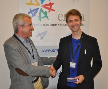 Jakob Engel, Awardee EMVA Young Professional Award 2014 and Toni Ventura, EMVA President.jpg