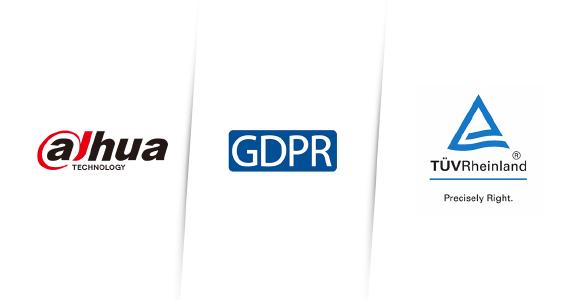 First in Global Video Surveillance Industry, Dahua IP Video Products Certified to Comply with GDPR by TÜV Rheinland