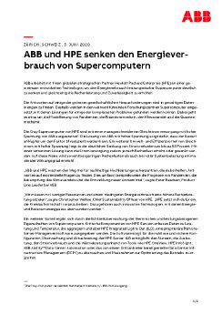 ABB und HPE senken den Energieverbrauch von Supercomputern.pdf