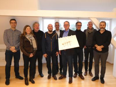 Am Wohnbauprojekt der ESPS in Brühl sind vier renommierte Architekturbüros beteiligt.