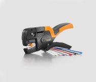 Die neue stripax® plus ermöglicht das Schneiden, Abisolieren und Crimpen mit einem Werkzeug