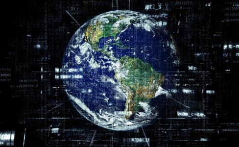 The internet spans the earth...