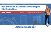 Basiswissen Brandabschottungen für Elektriker