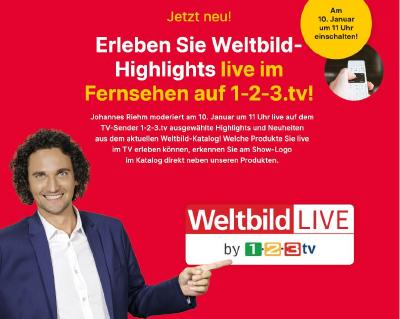Kooperation 1-2-3.tv und Weltbild