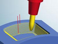 5axis contour offset finishing: hyperMILL 2013® now supports barrel cutters, Image source: OPEN MIND