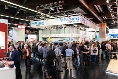 An allen drei Tagen hoch frequentiert – der Fischer Kälte-Klima Messestand in Halle