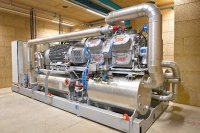 Industrie-Wärmepumpe bei Wienerberger im Werk Uttendorf