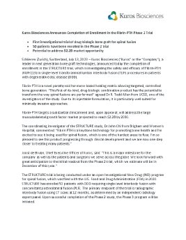 Kuros+Biosciences+Announces+Completion+Phase+2+Fibrin+PTH+July+13+2013+Final.pdf
