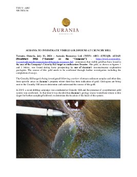 12072024_EN_ARU_Aurania to Investigate Visible Gold 2024.07.11.pdf