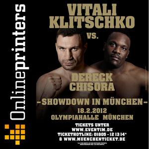 Online print shop sponsors boxing fight (Copyright: Klitschko Management Group GmbH)