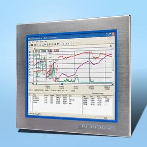 FlatPanel-Monitor mit Edelstahlfront für IP65