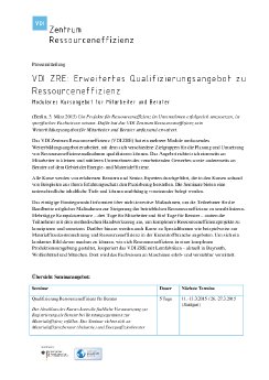 2015_03_03_VDI ZRE_Erweitertes Qualifizierungsangebot zu Ressourceneffizienz.pdf