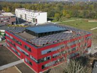 Das „etrium“ wurde von der Deutschen Gesellschaft für Nachhaltiges Bauen mit dem Gütesiegel in „gold“ ausgezeichnet. Quelle: ecofys