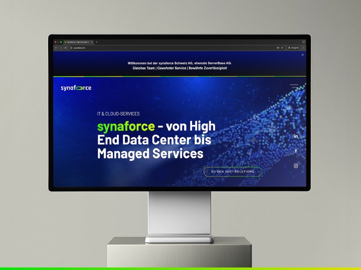Aus der ServerBase AG wird die synaforce Schweiz AG