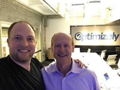 Dan Siroker und Jay Larson bei Optimizely / Quelle: Optimizely