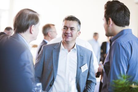 Gute Gespräche garantiert: An der acmeo Partnerkonferenz schätzen die Teilnehmer besonders den offenen Erfahrungsaustausch