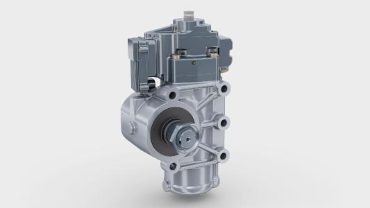 iHSA® (intelligent Hydraulic Steering Assist) technology is a hydraulic steering system with electronic actuation, specially developed to meet the demands of automated driving in commercial vehicles.| © Knorr-Bremse