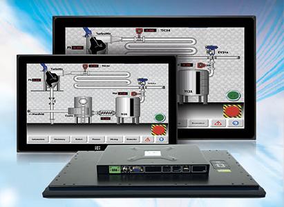 Widescreen Monitor für industrielle Anwendungen