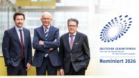 Geschäftsführer Dr.-Ing. Claus Jessen, Medizinischer Leiter PD Dr. Tobias Bingold und Technischer Leiter Christoph Hüßtege, M. Sc.
