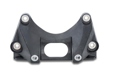 Significant weight reduction: the new structural component made of glass-fiber-reinforced polyamide weighs 55 percent less than the original aluminum variant. It is a central component of the transmission bearing and is used in cars (Photo: ContiTech)