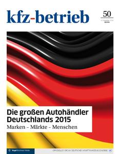 Die "kfz-betrieb"-Sonderausausgabe zeigt die Erfolgsstrategien der großen Autohändler Deutschlands / Foto: kfz-betrieb