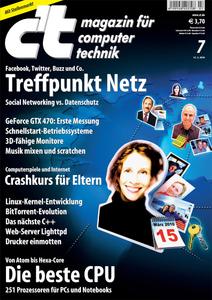 Titelbild der aktuellen c't-Ausgabe 7/2010