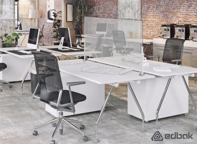 Edbak Proscreen Acrylglas Schutzscheibe mit Standfuß