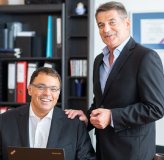 Dr. Harald Schönfeld & Hans-Dieter Riechmann vor dem Schlaganfall