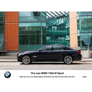 The new BMW 740d M Sport