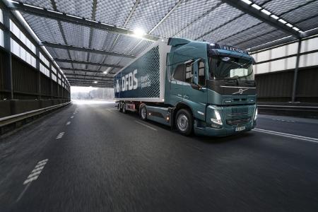 Volvo FM Electric operated by DFDS
