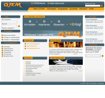 GTEM: Deutschlands erste Internet-Handelsplattform