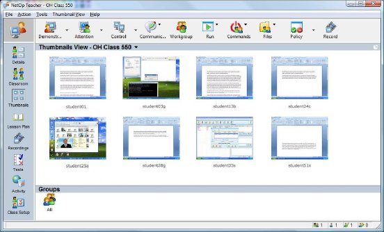 Bild 1 - Mit NetOp School alle Bildschirme der Schüler im BlickNSCH55_screenshot1.jpg