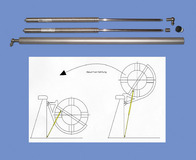 Edelstahl-Gasfedern mit glasperlengestrahltem Überrohr für Luxusyachten: In Reihe geschaltete Top-Optik und –Funktionen von ACE für hohe Ausschubkräfte