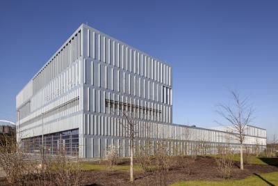 Zweiter Preis Architektur: Feuerwehrzentrum Köln-Kalk von Knoche Architekten BDA und Schrag Fassaden GmbH. (Foto: Frauke Schumann)