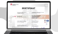 Zertifikat für  ISO 27001