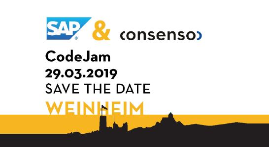 SAP CodeJam 29.03.2019 in Weinheim