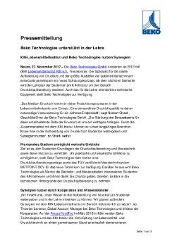 PM_BEKO TECHNOLOGIES_Zusammenarbeit mit KIN-Lebensmittelinstitut_27112017.pdf